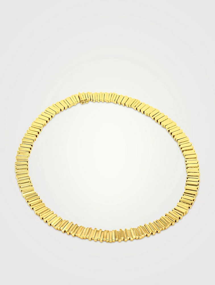 Golden Age 18K Gold Midi Stacker Tennis Necklace
