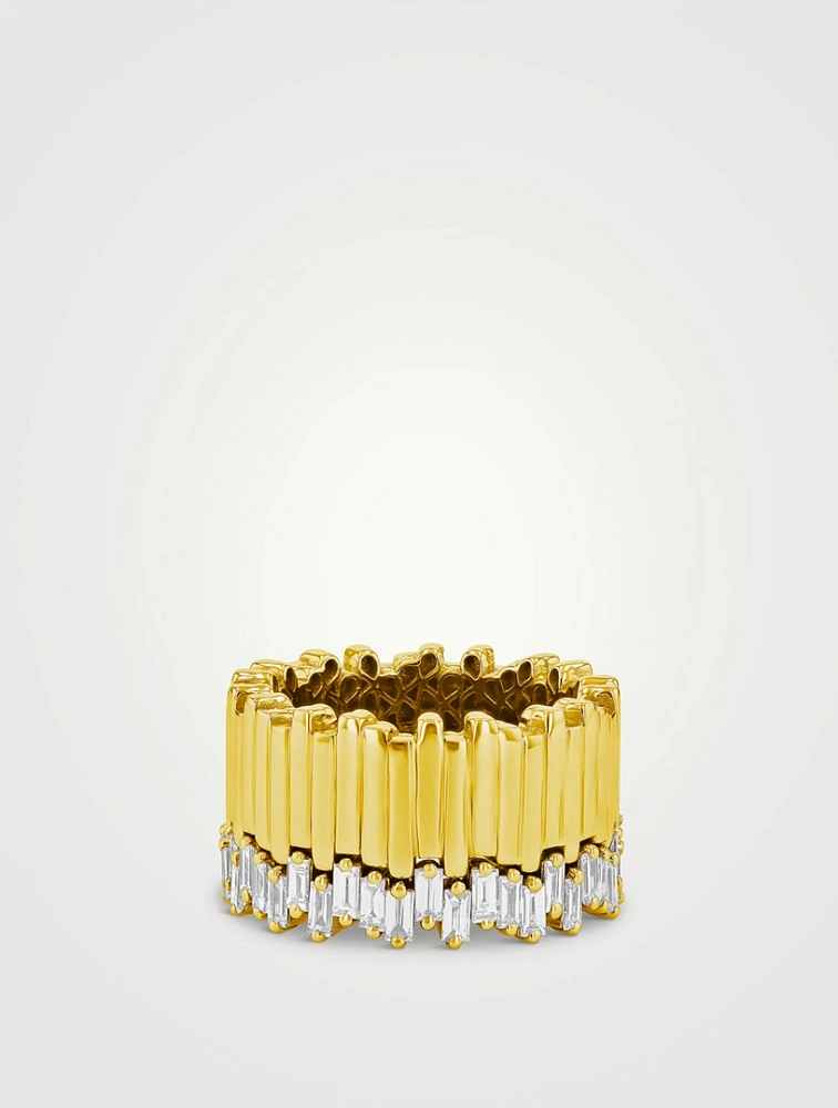 Golden Age 18K Gold Milli Stacker Diamond Eternity Band