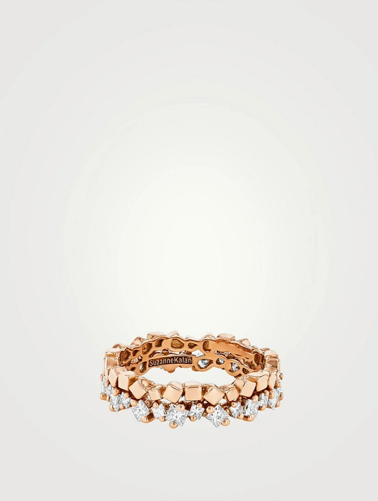 Golden Age 18K Rose Gold Mini Diamond Eternity Band