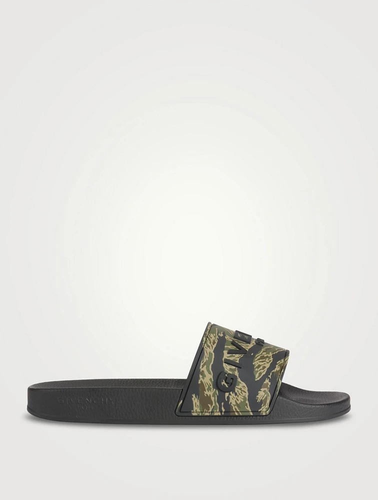 Slide Sandals Camo Print