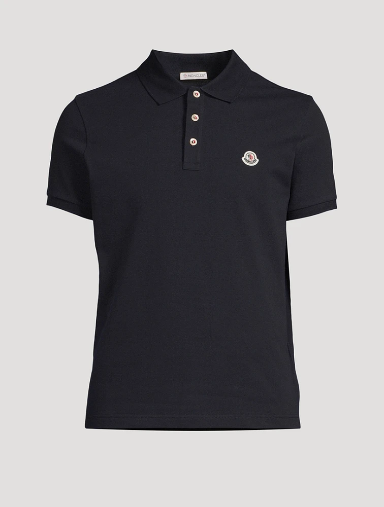 Logo Patch Polo Shirt
