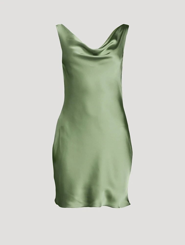 Maria Satin Mini Dress