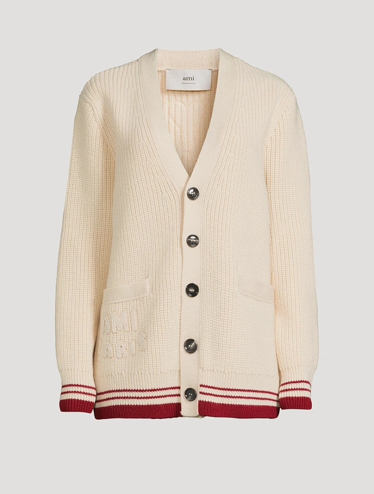 Ribbed Wool Cardigan
