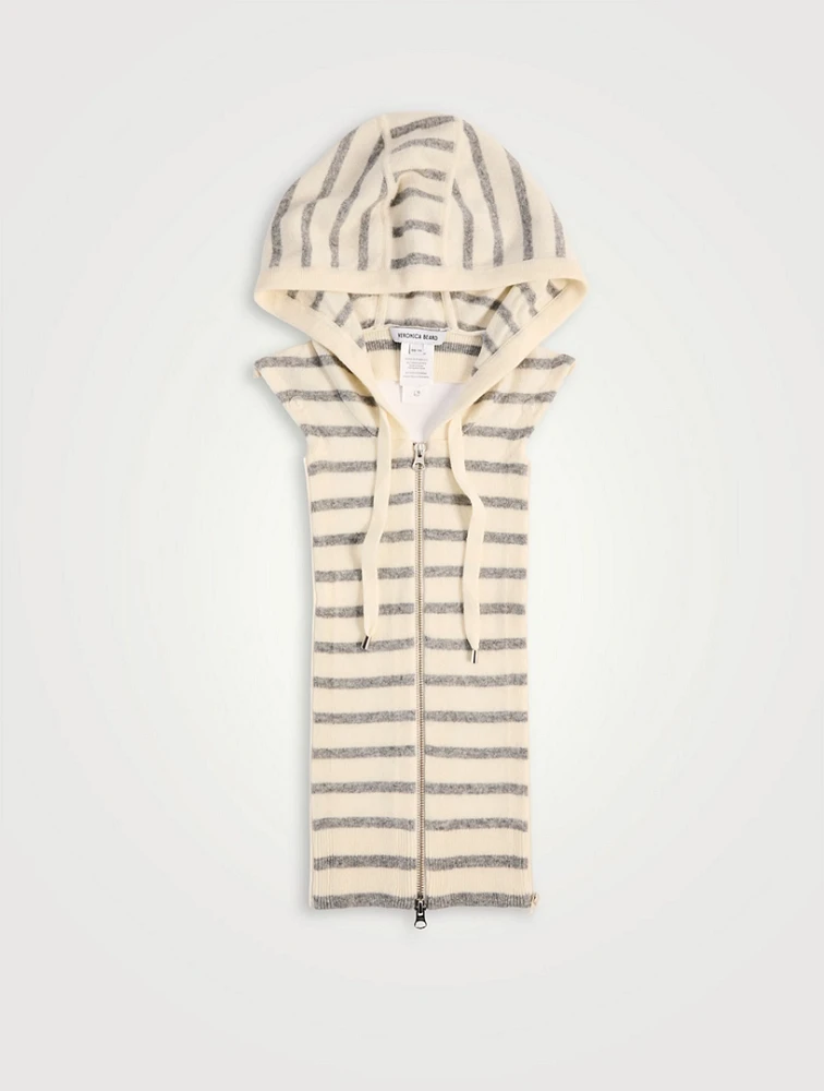 Stripe Jacquard Hoodie Dickey
