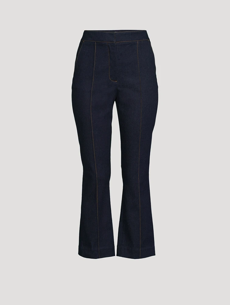Tani Kick-Flare Denim Trousers