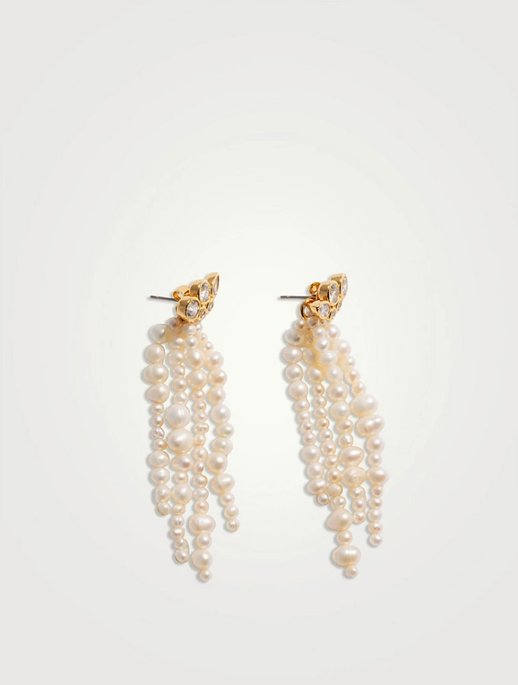 Pearl Tassel Earrings