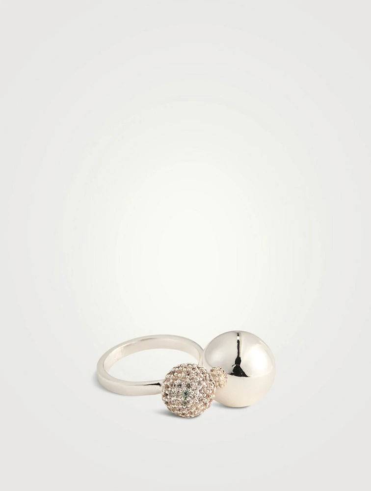 Ag Pavé Ring