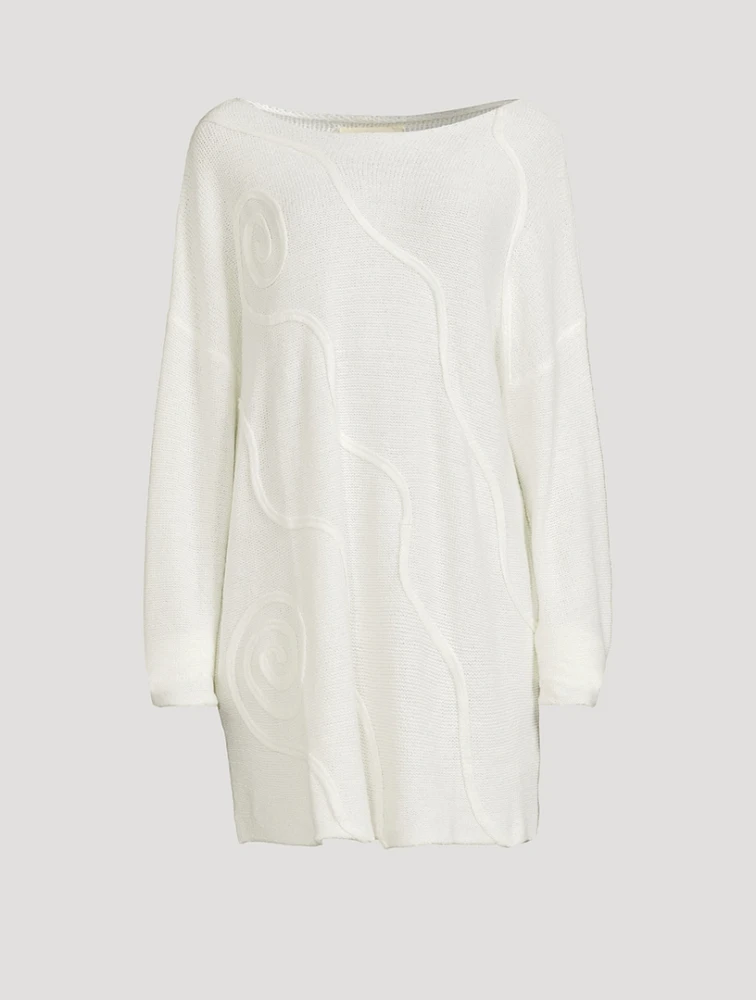 Swirl Knit Tunic Dress