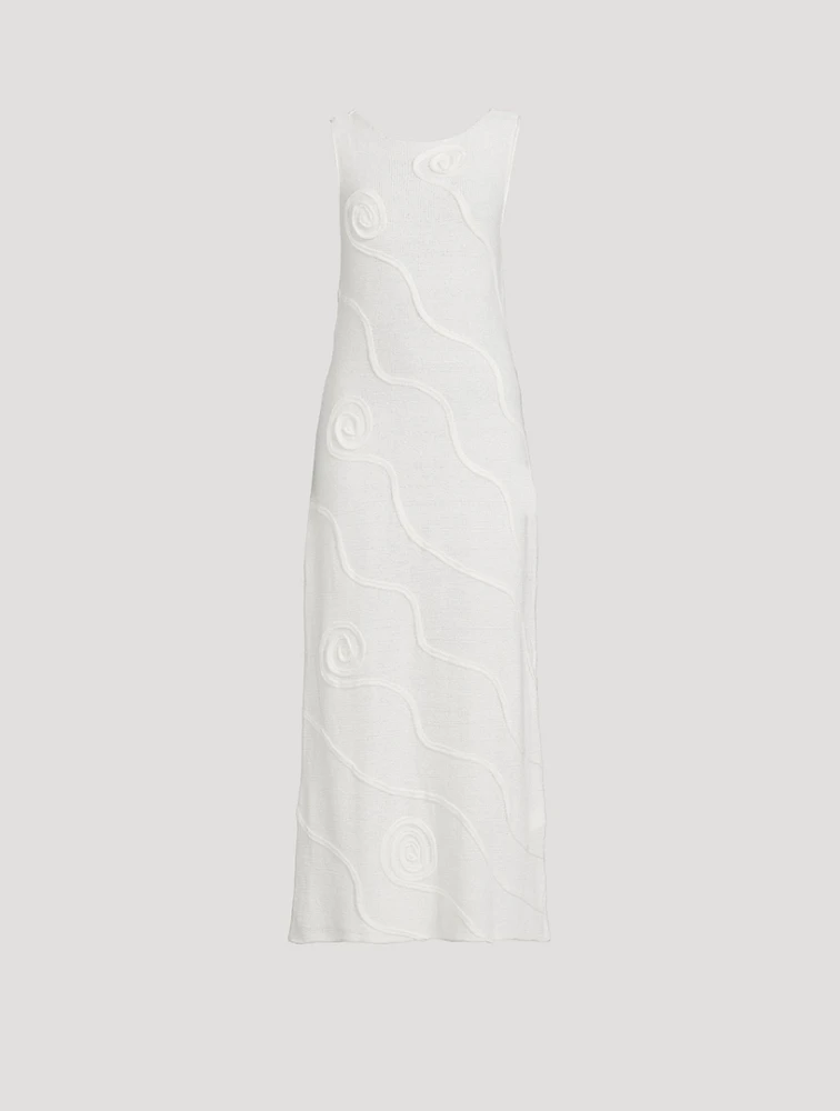 Swirl Knit Maxi Dress