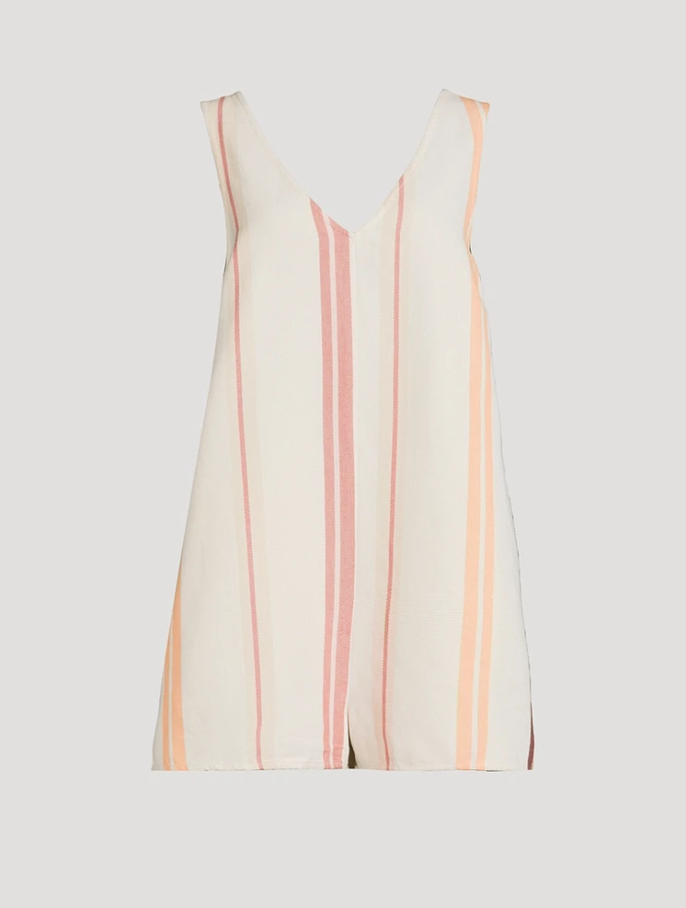 Lounger Jumpsuit Stripe Print