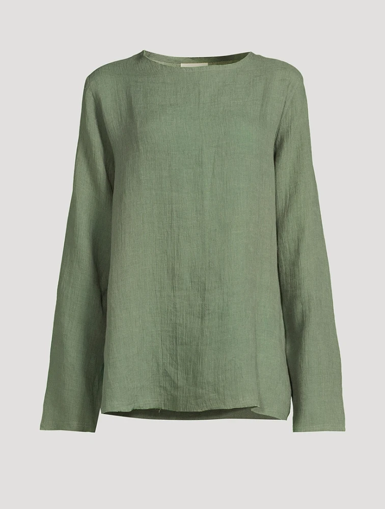 Eucalyptus Linen Top