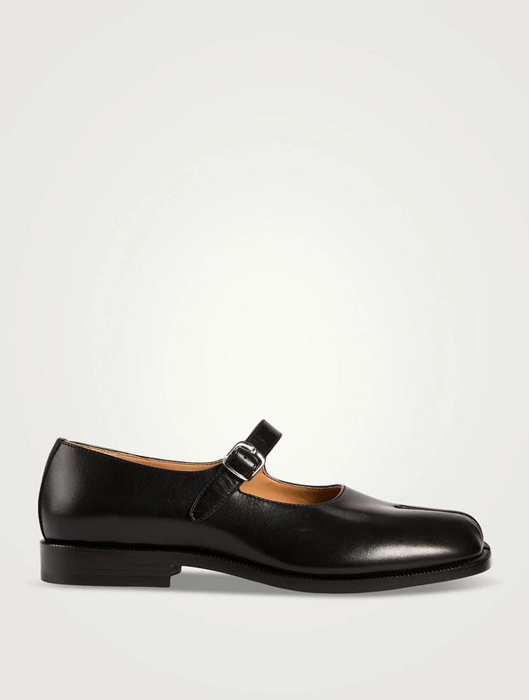 Tabi Leather Mary Jane Flats