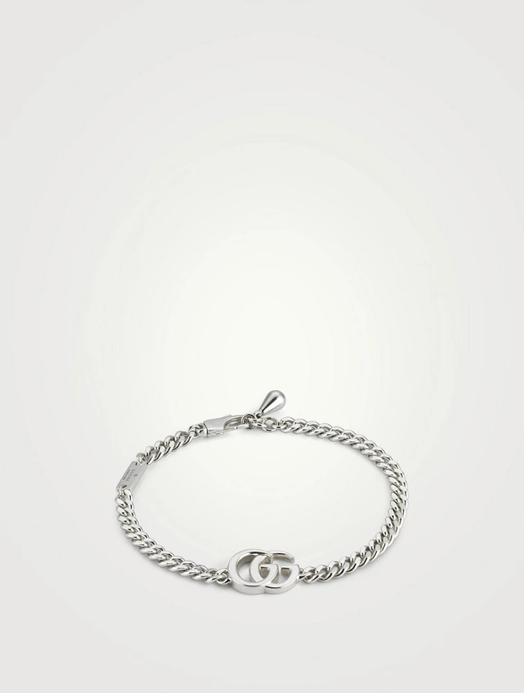 GG Marmont Silver Gourmette Chain Bracelet