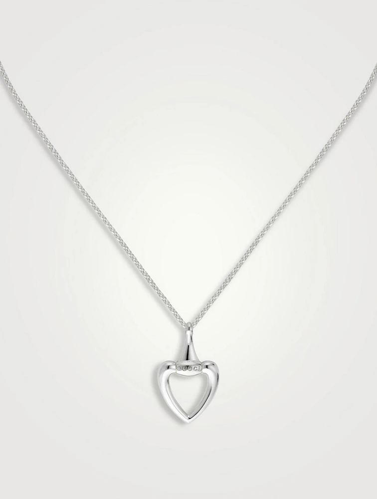 Gucci Heart Silver Necklace