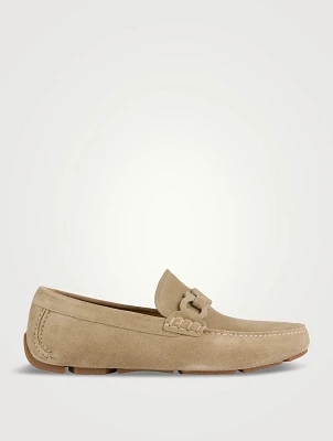 Suede Driver Loafers