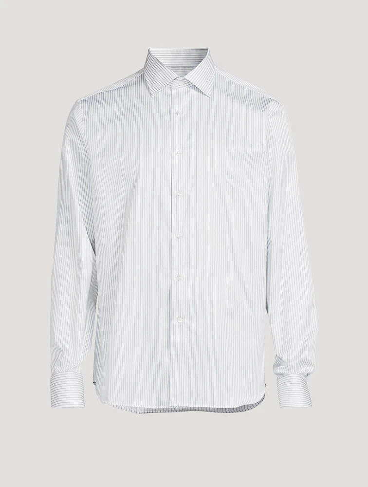 Dress Shirt Striped Print