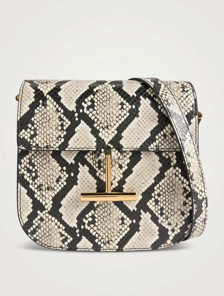Mini Tara Python-Embossed Leather Crossbody Bag