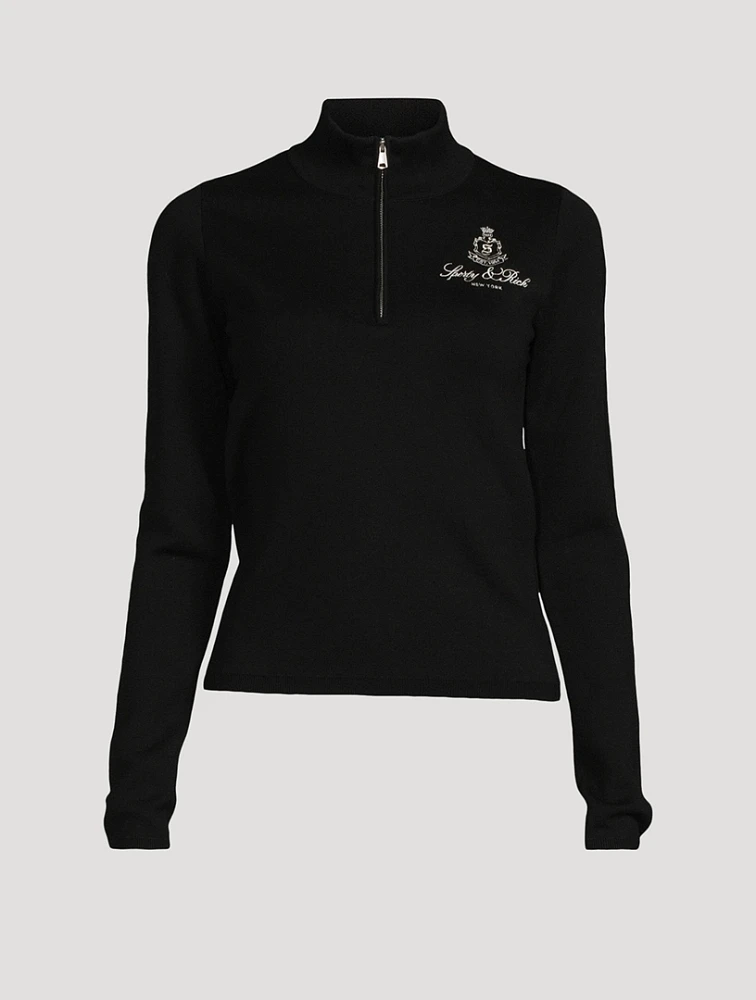 Vendome Knit Quarter-Zip Pullover