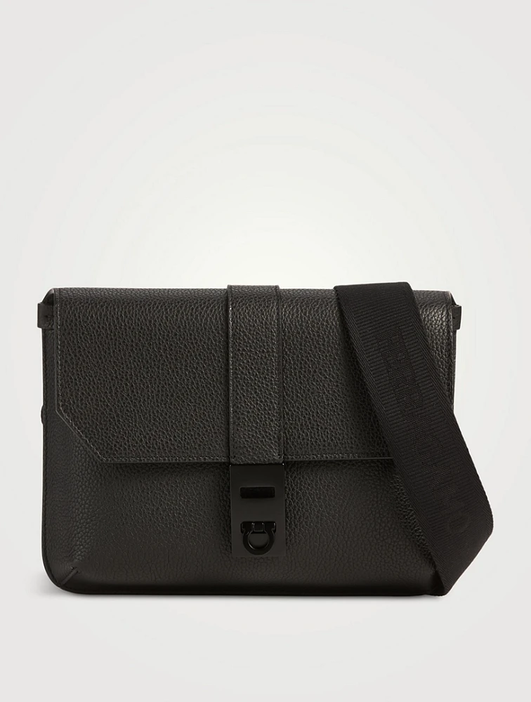 Gancini Leather Belt Bag
