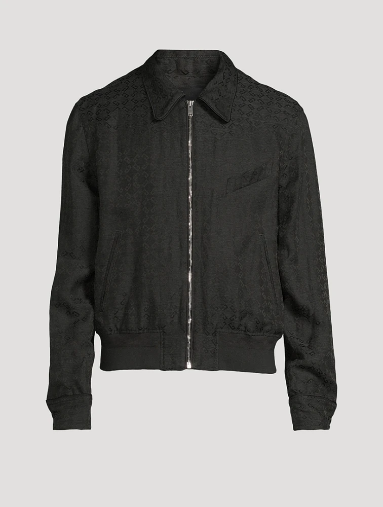 Monogram Jacquard Zip Jacket