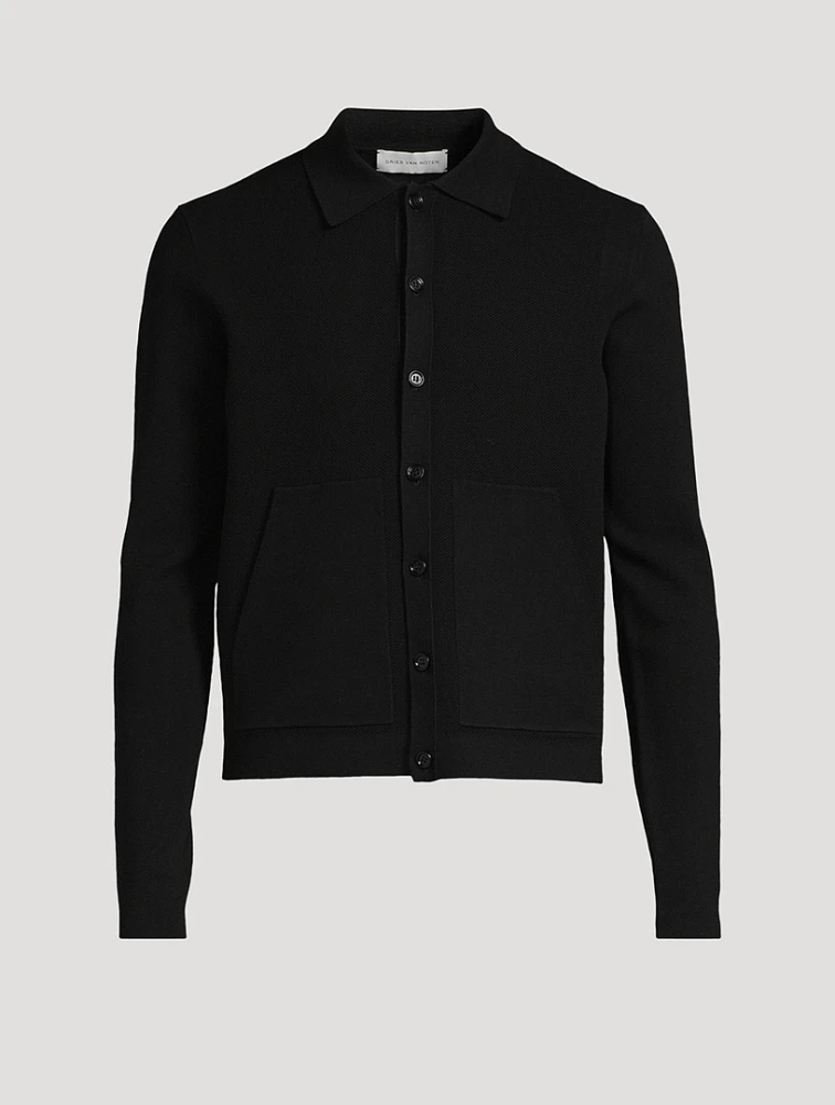Round-Neck Cardigan