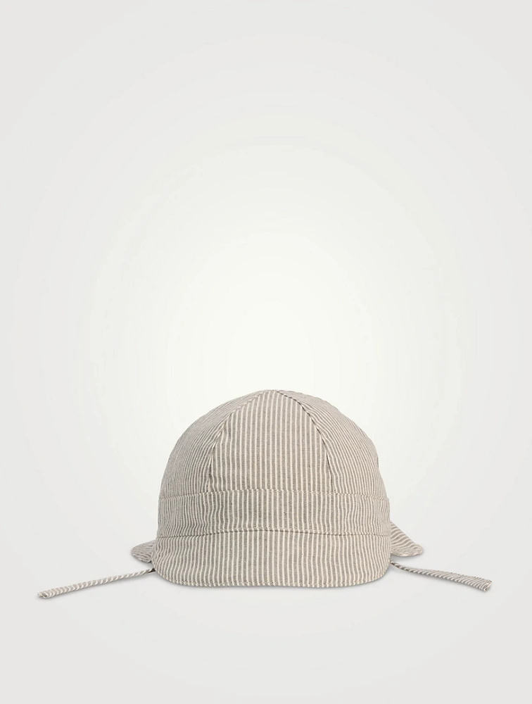 Woven Stripe Summer Hat