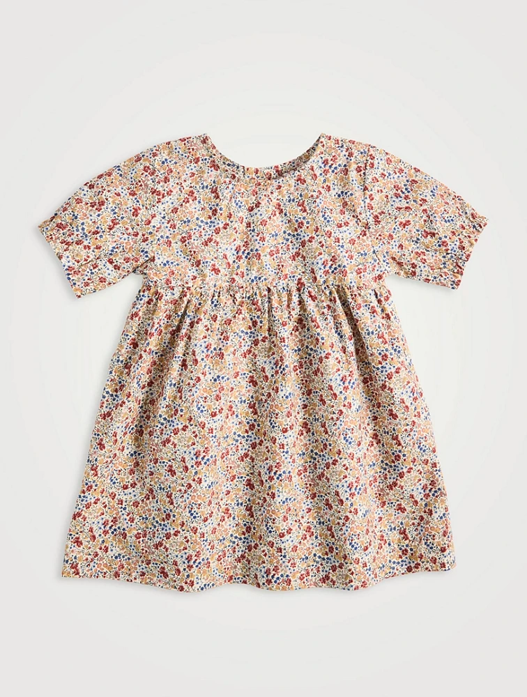 Liberty Fabric Short-Sleeve Dress