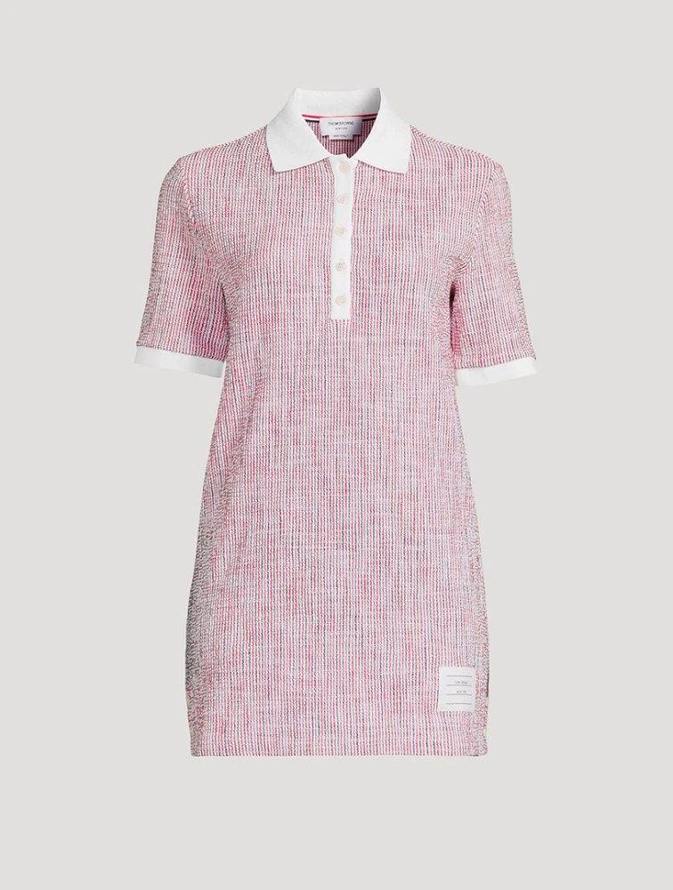 Tweed Polo Dress