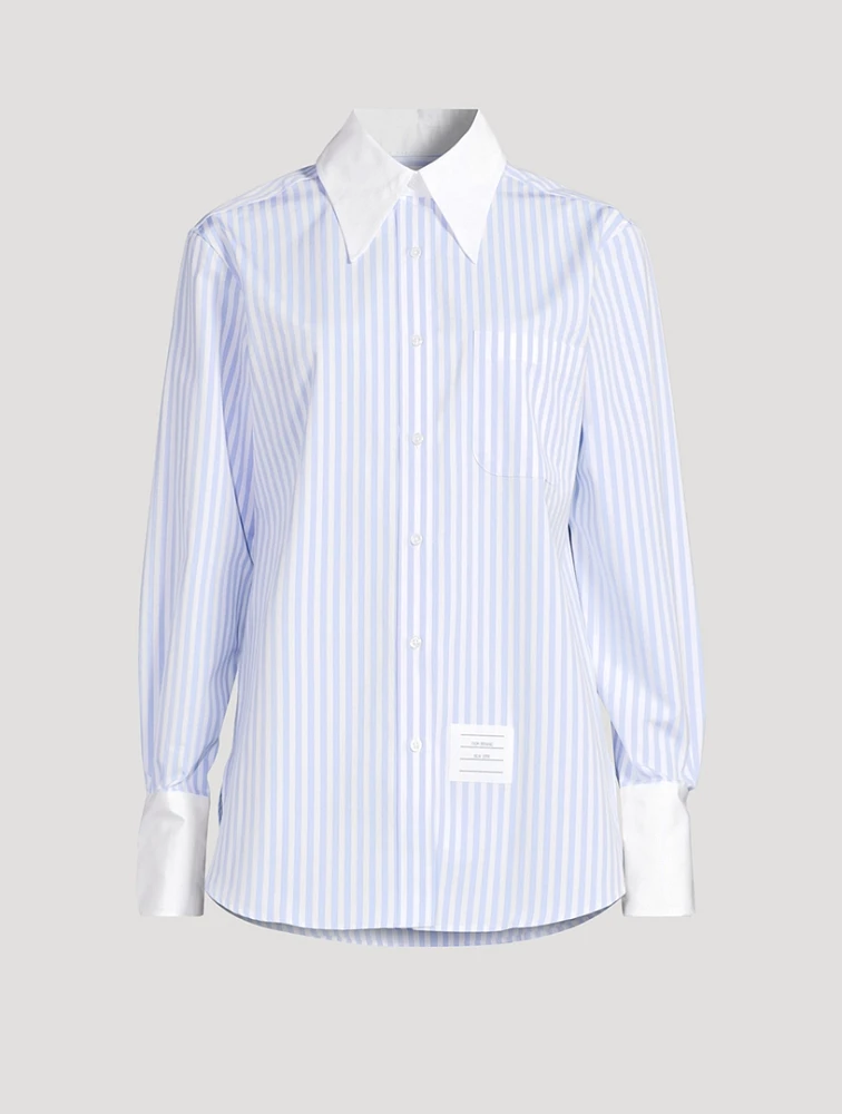 Poplin Shirt Stripe Print