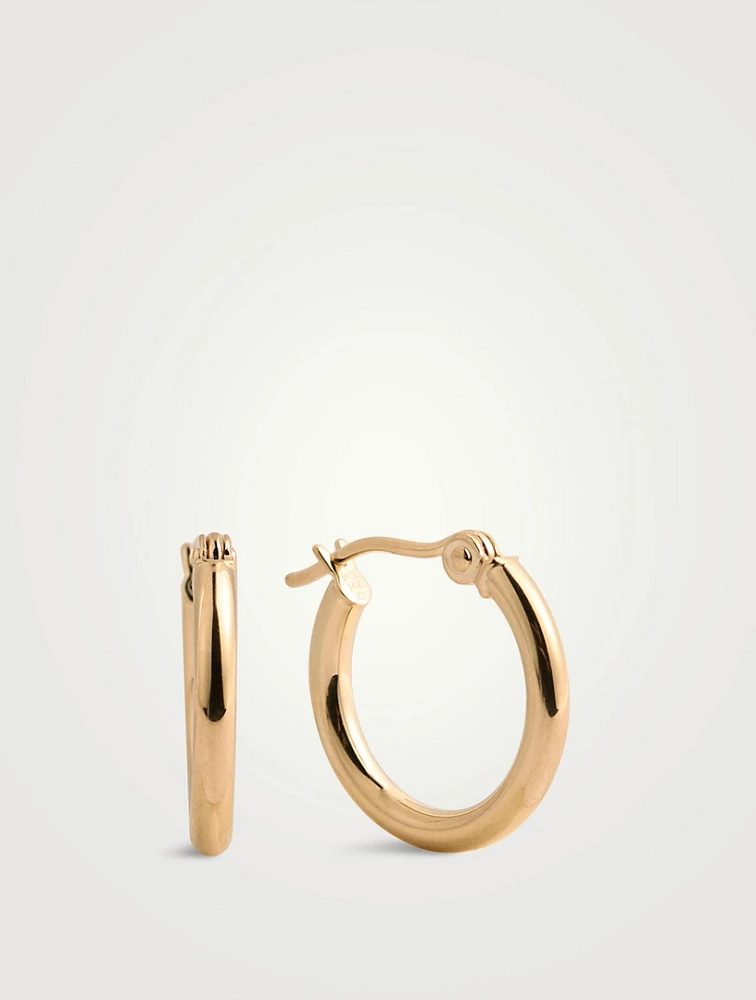 Small 14K Gold Hoop Earrings