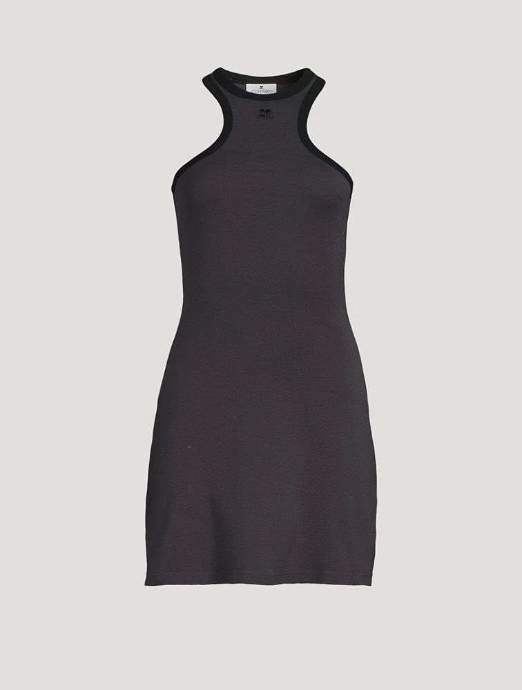 Contrast Scuba Mini Dress