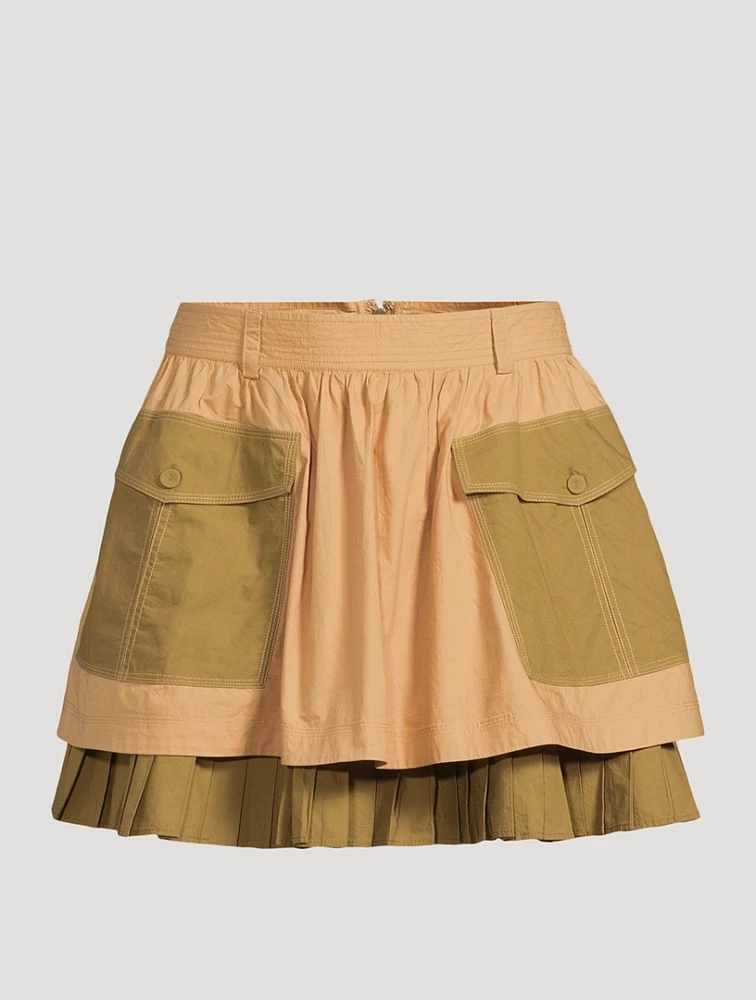 Jacqueline Layered Mini Skirt