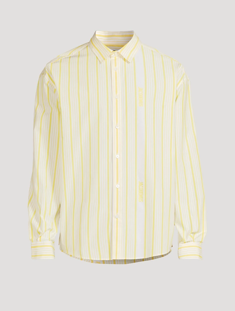 La Chemise Simon Jacquard Logo Shirt