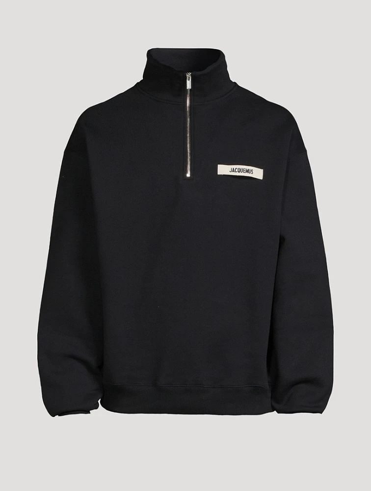 Le Camionneur Grosgrain Logo Sweatshirt