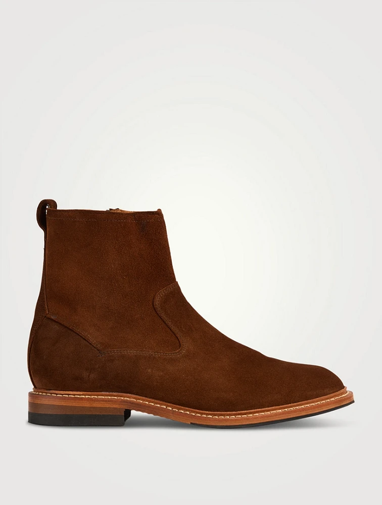 Tompkins Suede Zip Boots