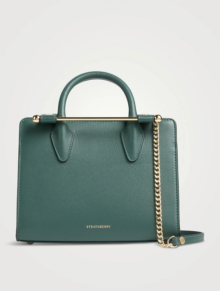 The Mini Strathberry Leather Tote Bag