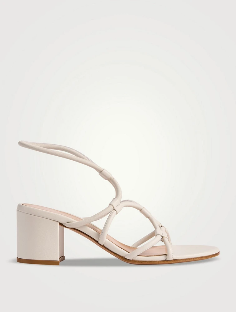 Leather Slingback Sandals