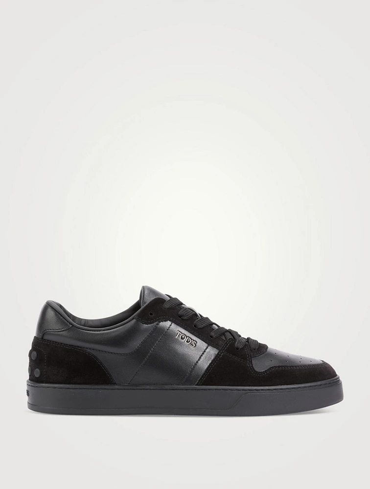 Suede And Leather Sneakers
