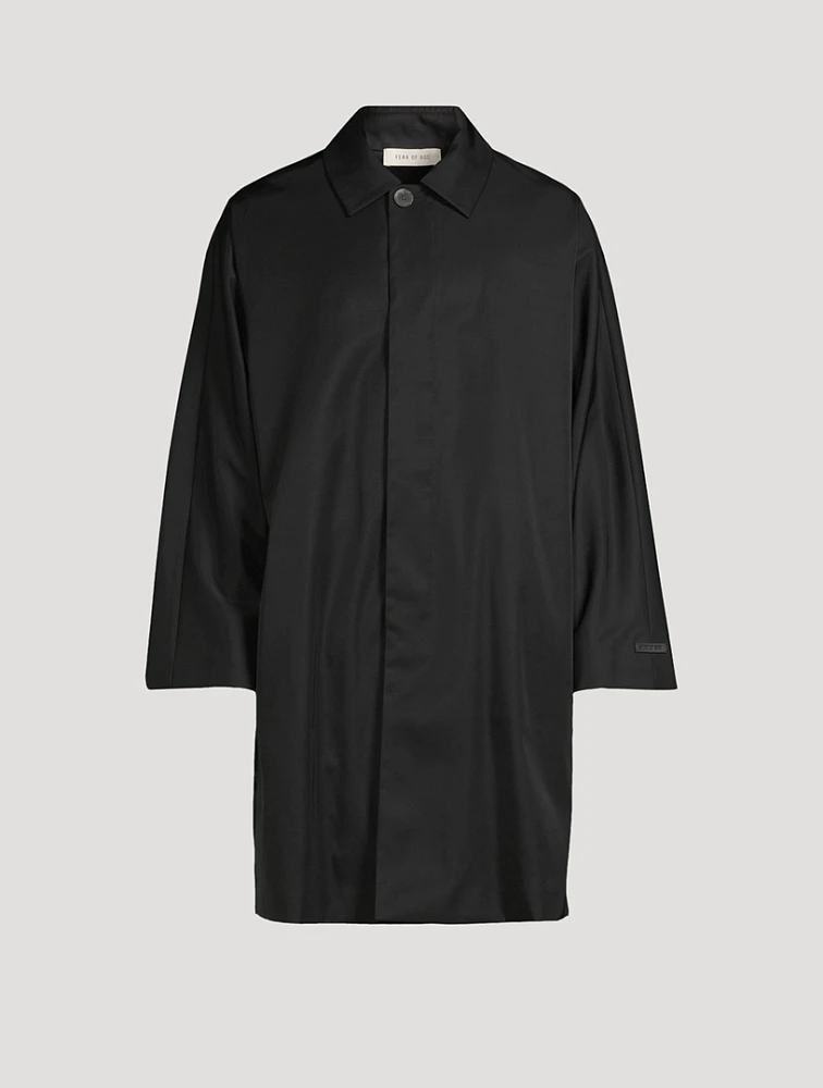 Nylon Wool Car Coat