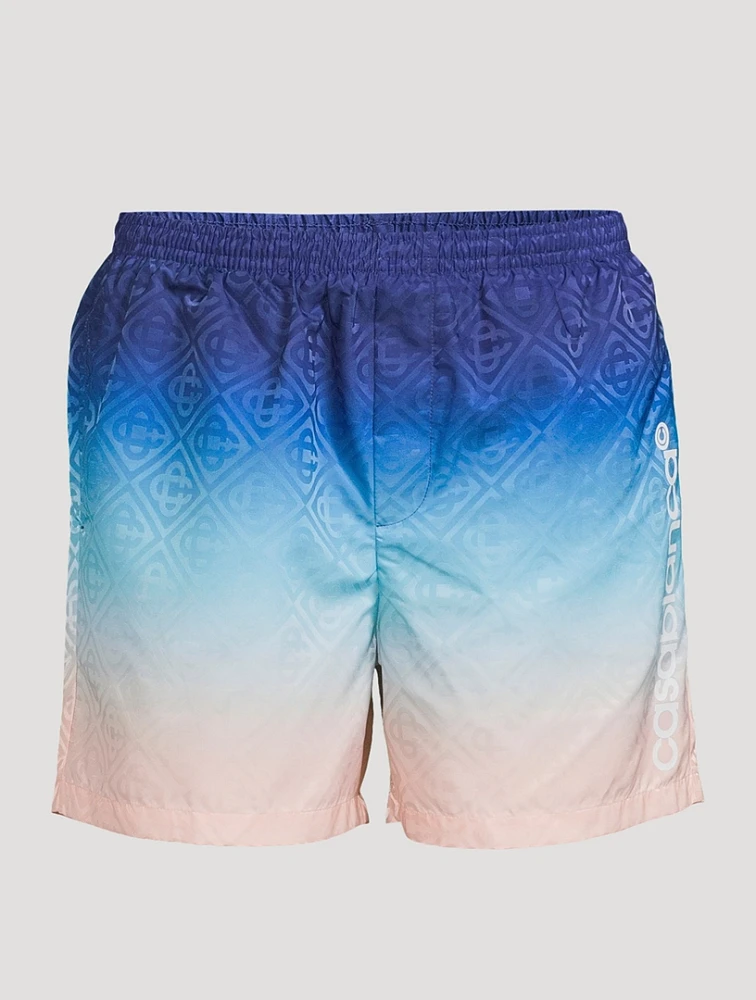Jacquard Gradient Swim Shorts