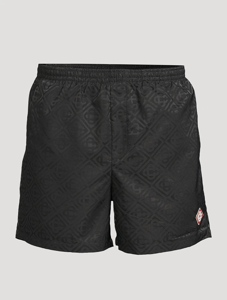 Monogram Jacquard Swim Shorts