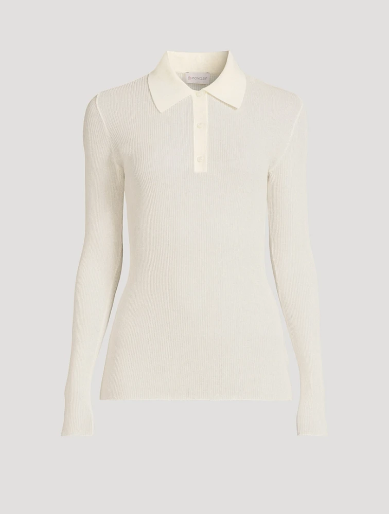 Ribbed Polo Shirt