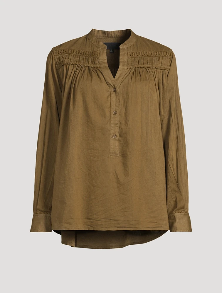 Clarys Cotton Voile Blouse