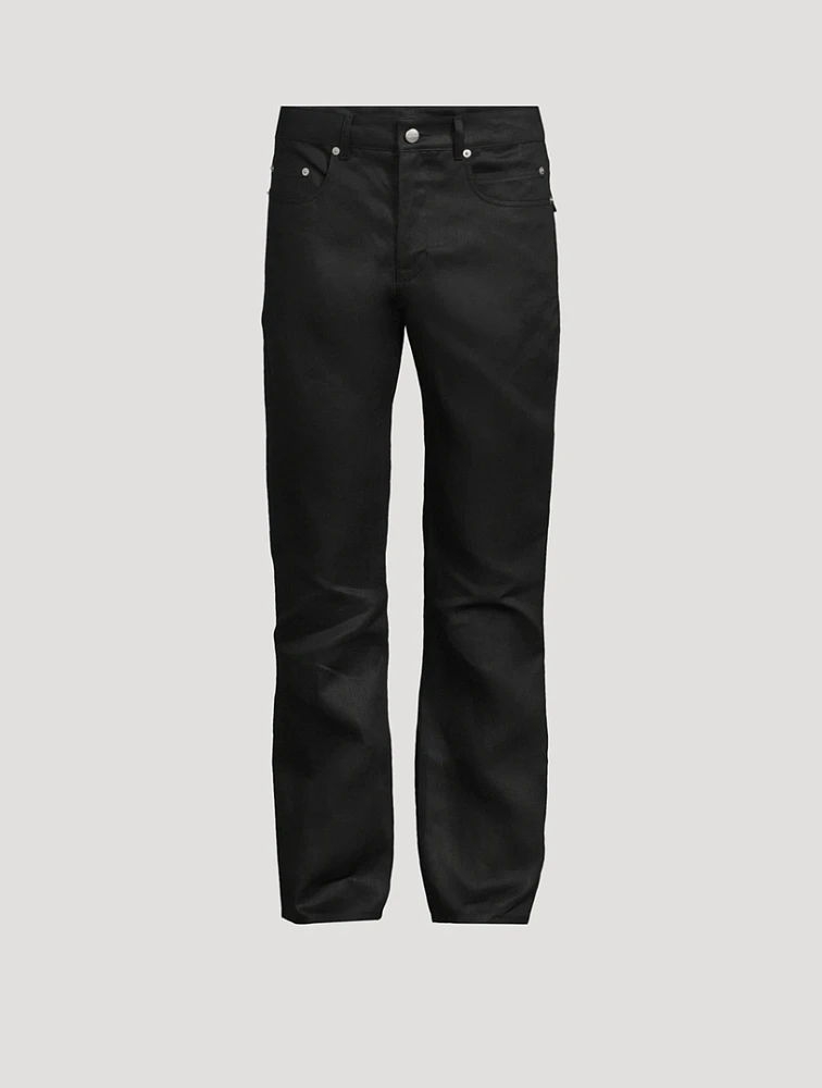 Linen Twill Utility Jeans