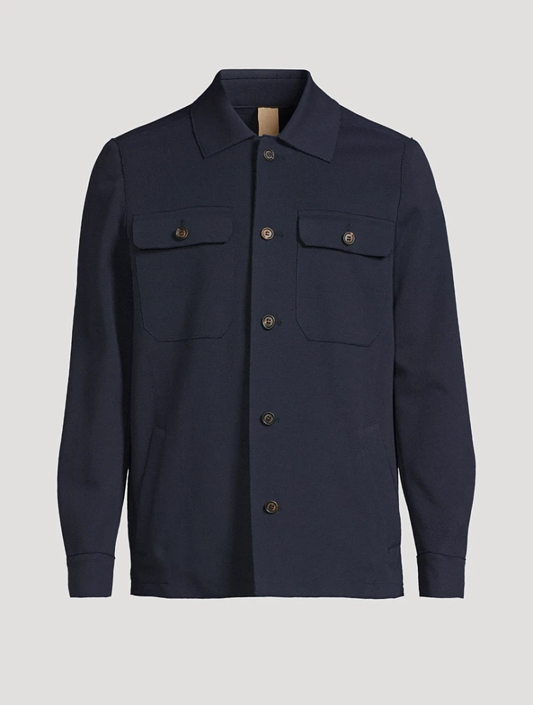 Laser-Cut Overshirt