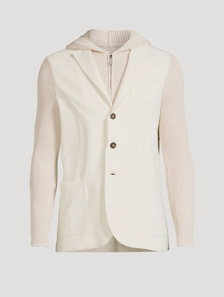 Mixed-Media Jacket