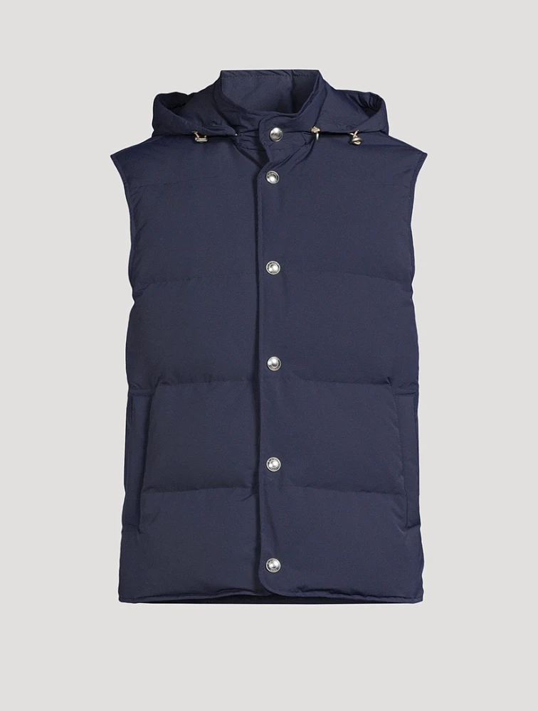 Hooded Down Vest