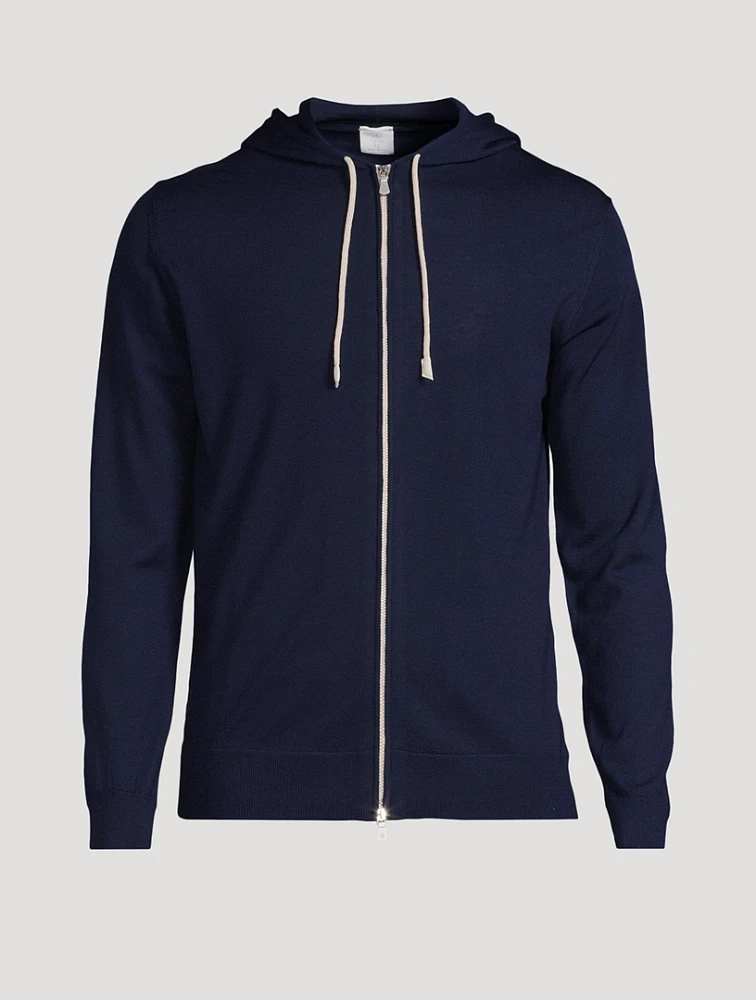 Wool Zip Hoodie
