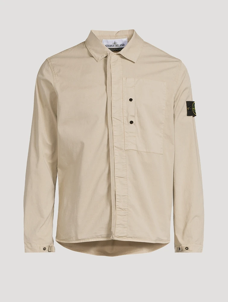 Stretch Cotton Overshirt