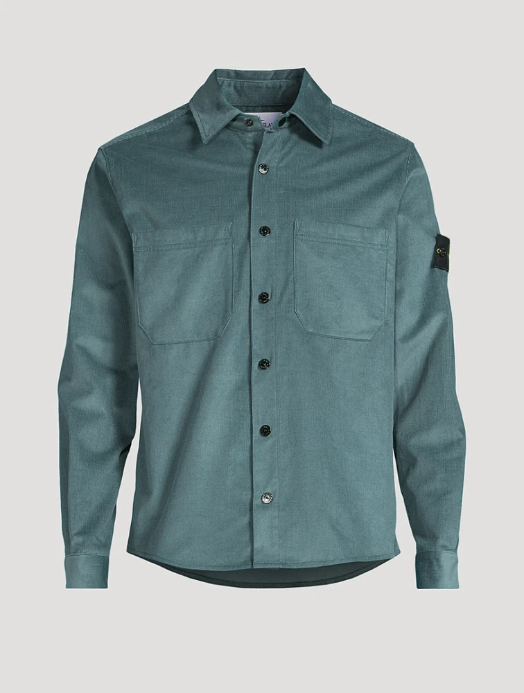 Corduroy Long-Sleeve Shirt